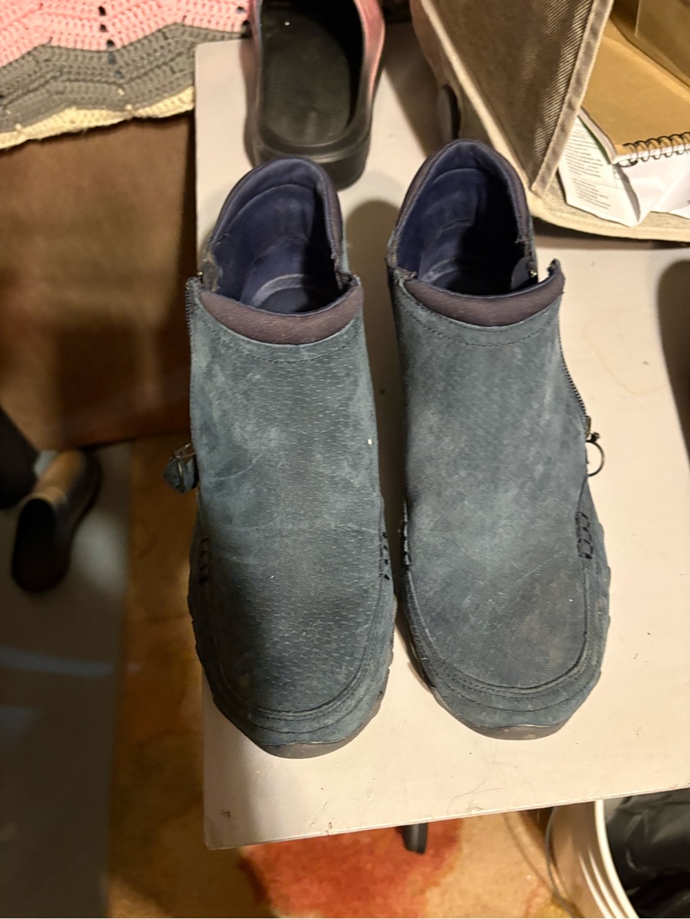 Skechers Men's Navy Suede Chukka Boots